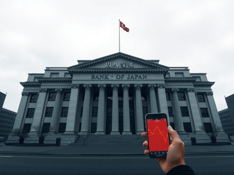 Bank of Japan headquarters in Tokyo as central bank holds rates amid Iran war inflation fears, signaling cautious monetary policy stance.