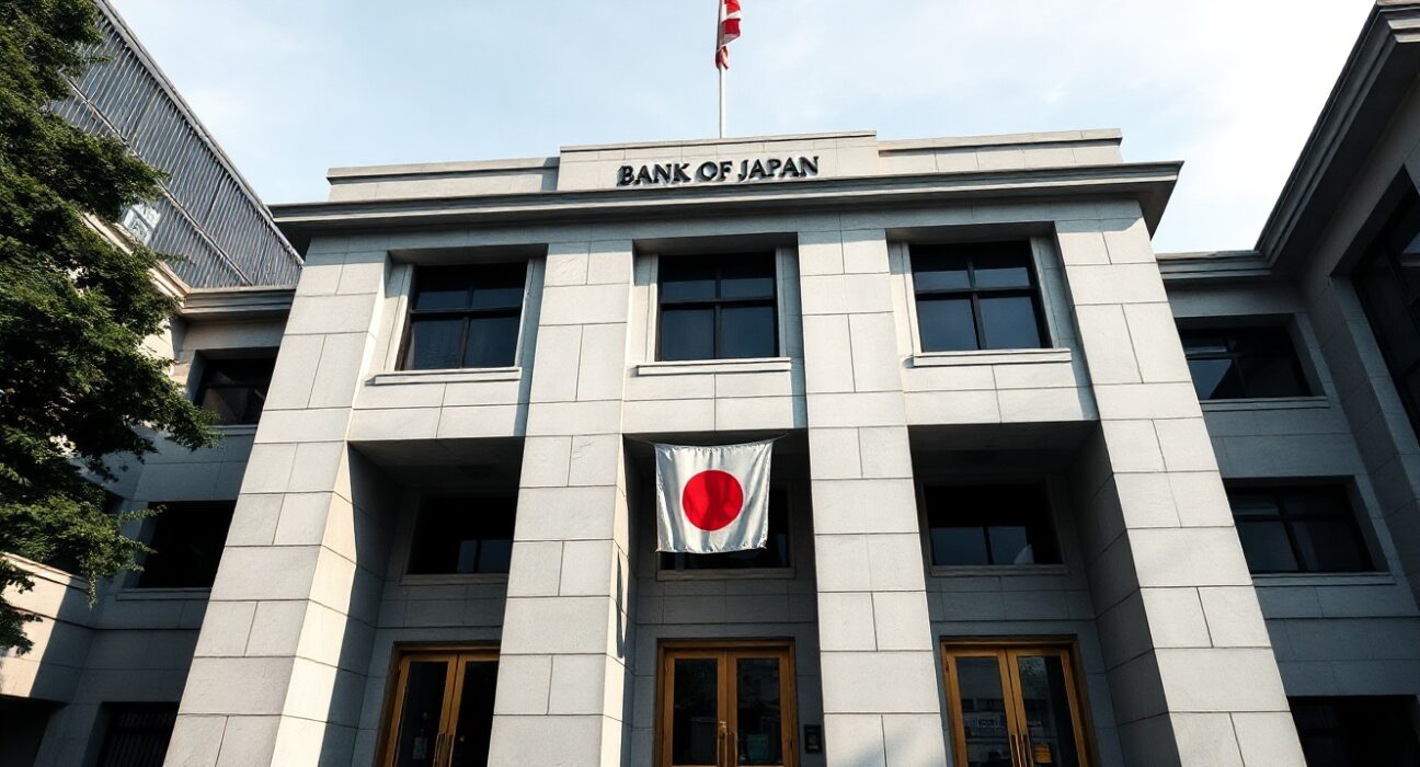 Bank of Japan headquarters in Tokyo, symbolizing upcoming monetary policy decision