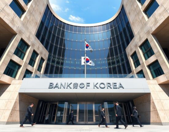Bank of Korea headquarters building representing potential interest rate policy changes