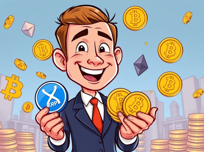 Barstool Sports founder making major XRP investment with cryptocurrency symbols