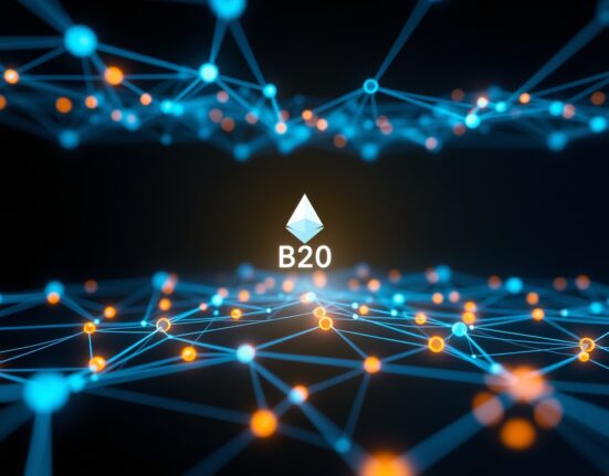Visualization of Base Layer 2 network with B20 token standard activation
