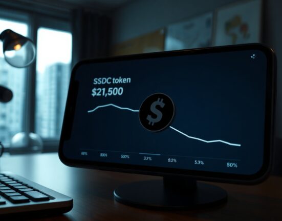Digital wallet showing USDC balance being drained by an automated bot