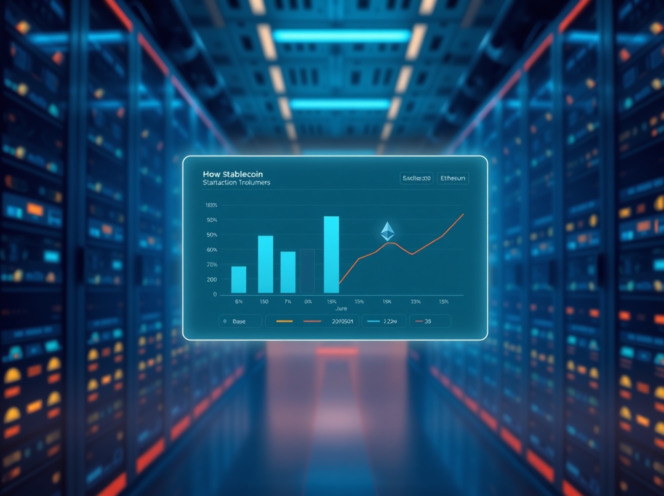 Wolumen stablecoinów na Base przewyższył Ethereum w czerwcu, gdy adopcja warstwy 2 przyspiesza