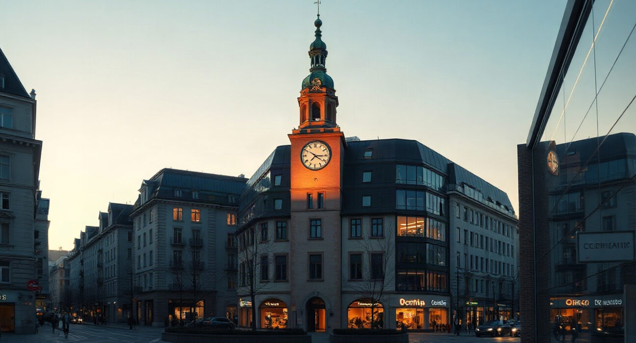 Munich cityscape at dusk, representing Bavaria's economic activity as CPI rises to 2.9% in August.
