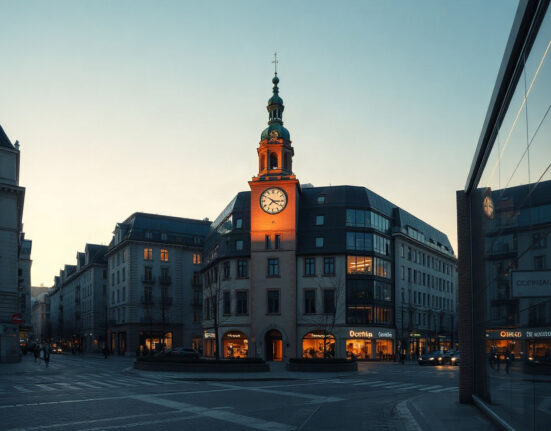 Munich cityscape at dusk, representing Bavaria's economic activity as CPI rises to 2.9% in August.