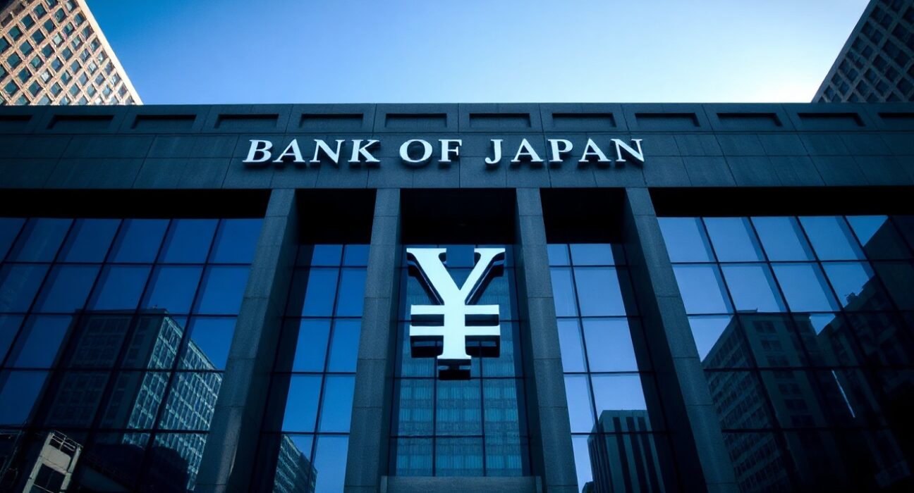 Bank of Japan headquarters in Tokyo, symbolizing yen policy and rate hike support.
