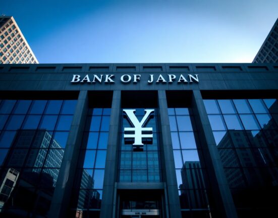 Bank of Japan headquarters in Tokyo, symbolizing yen policy and rate hike support.