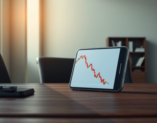 Smartphone showing the dramatic 99% crash of the BELIEVE token chart following founder's legal troubles.