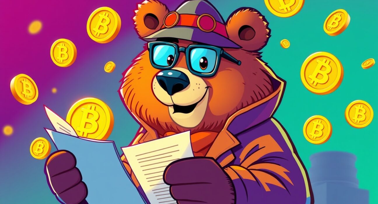 Berachain investment controversy investigation showing bear detective examining financial documents