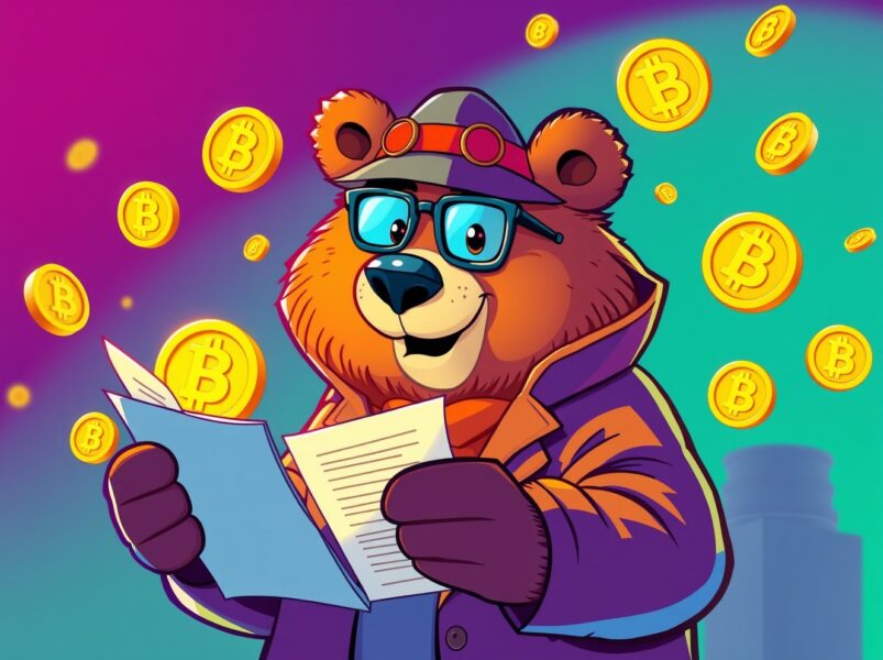 Berachain investment controversy investigation showing bear detective examining financial documents