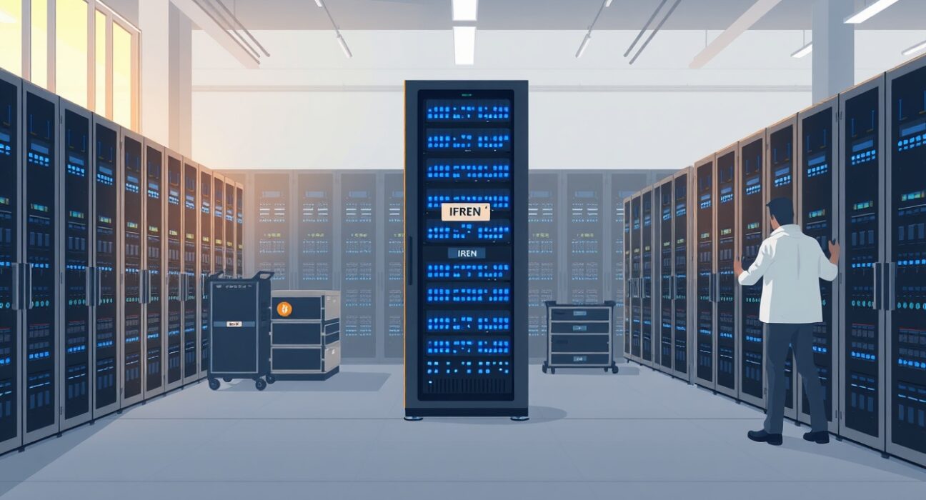 Bernstein predicts Iren will fully exit crypto mining within years, transitioning to AI cloud services in a modern data center