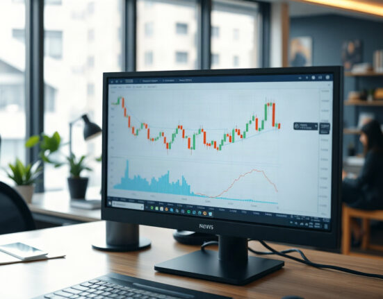 Financial charts showing rising gold and bitcoin prices and falling bond yields after Treasury Secretary Bessent's intervention