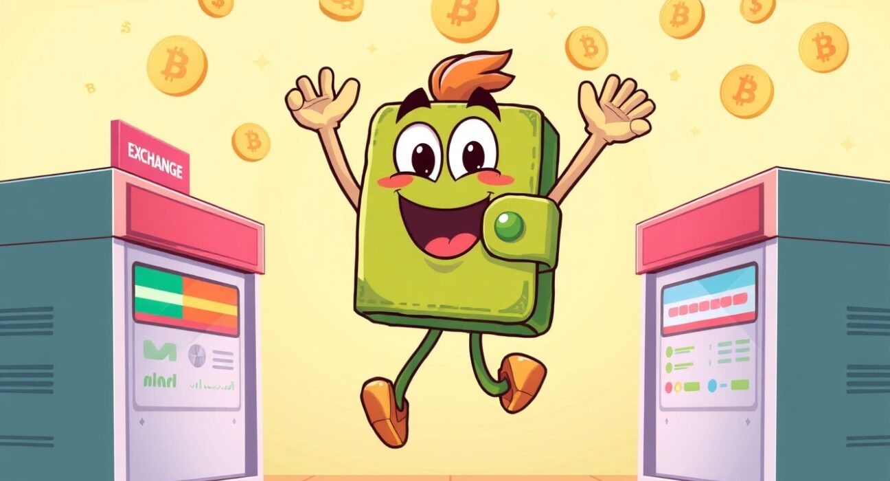 BEST token celebration as digital wallet connects with cryptocurrency exchanges