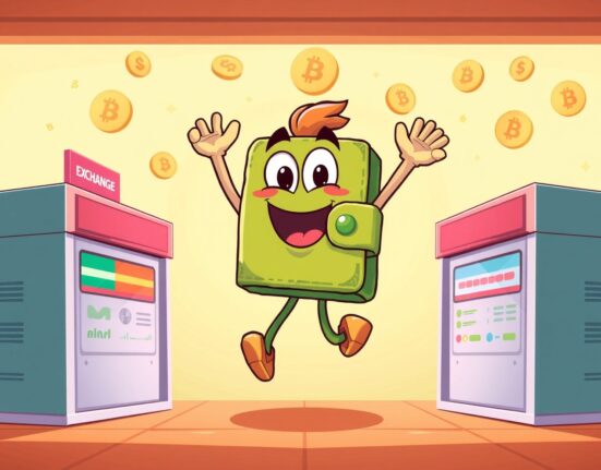 BEST token celebration as digital wallet connects with cryptocurrency exchanges