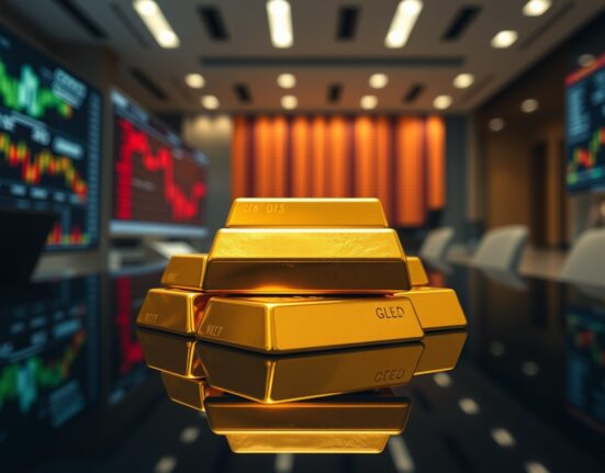 Stack of gold bars in a financial setting, representing gold price drivers beyond inflation.