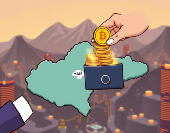 Cartoon showing Bhutan's government divesting Bitcoin, symbolizing the ongoing Bhutan Bitcoin sales and their impact on crypto.