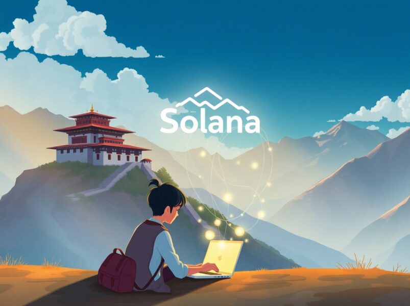 Bhutan Digital Nomad Visa Launches Revolutionary Solana-Powered Program with Gold-Backed Tokens