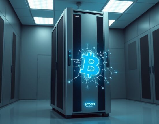 Bhutan government secure server room for Bitcoin cryptocurrency reserves and transactions.