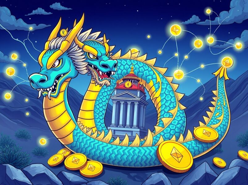 Bhutan government ETH deposit strategy showing digital currency flowing to staking platform