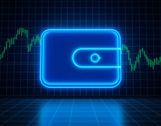 A digital wallet icon representing the $1,000,000,000 USDT transfer from Binance to an unknown wallet.