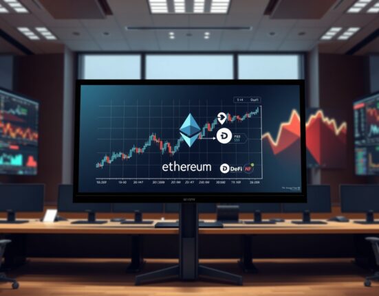 Ethereum and DeFi projects lead Binance's 2025 spot listings on a professional trading screen.
