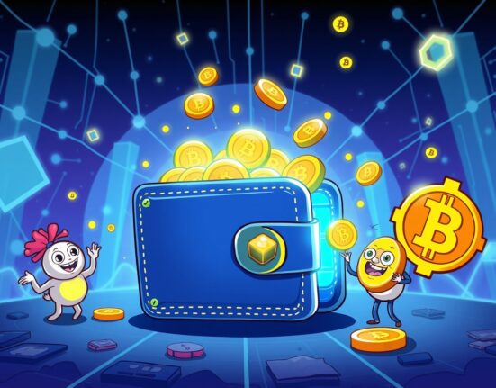 Binance Alpha adds PORT3 featured illustration showing digital wallet with emerging crypto coins