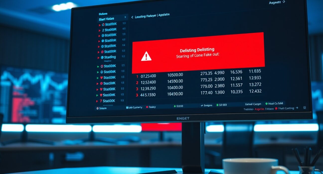 Binance Alpha exchange interface showing delisting alert for multiple cryptocurrencies