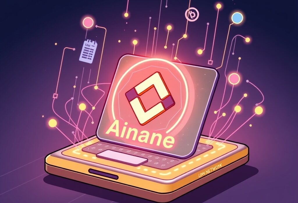 Binance Alpha platform integrating Lnfi Network, symbolizing new crypto project discovery and seamless on-chain trading.