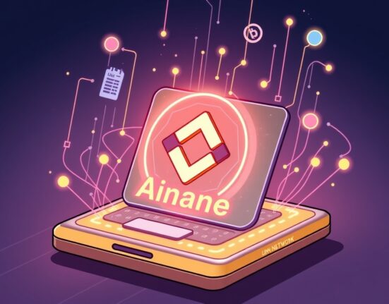 Binance Alpha platform integrating Lnfi Network, symbolizing new crypto project discovery and seamless on-chain trading.