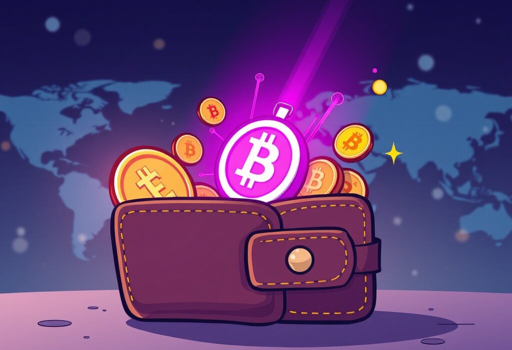 A cartoon illustration showing Binance Alpha unlocking new crypto opportunities with the addition of MIA, symbolizing early-stage project access.