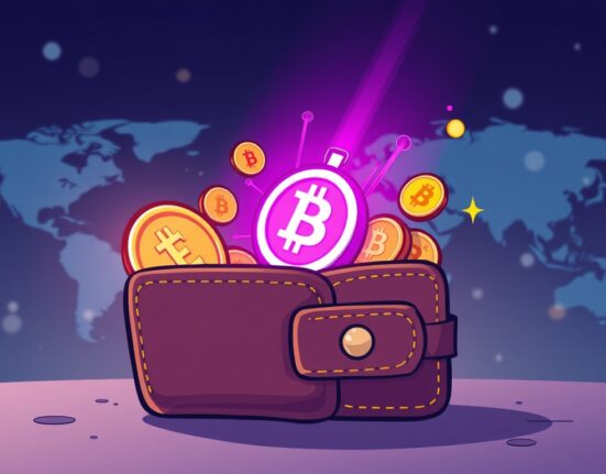 A cartoon illustration showing Binance Alpha unlocking new crypto opportunities with the addition of MIA, symbolizing early-stage project access.