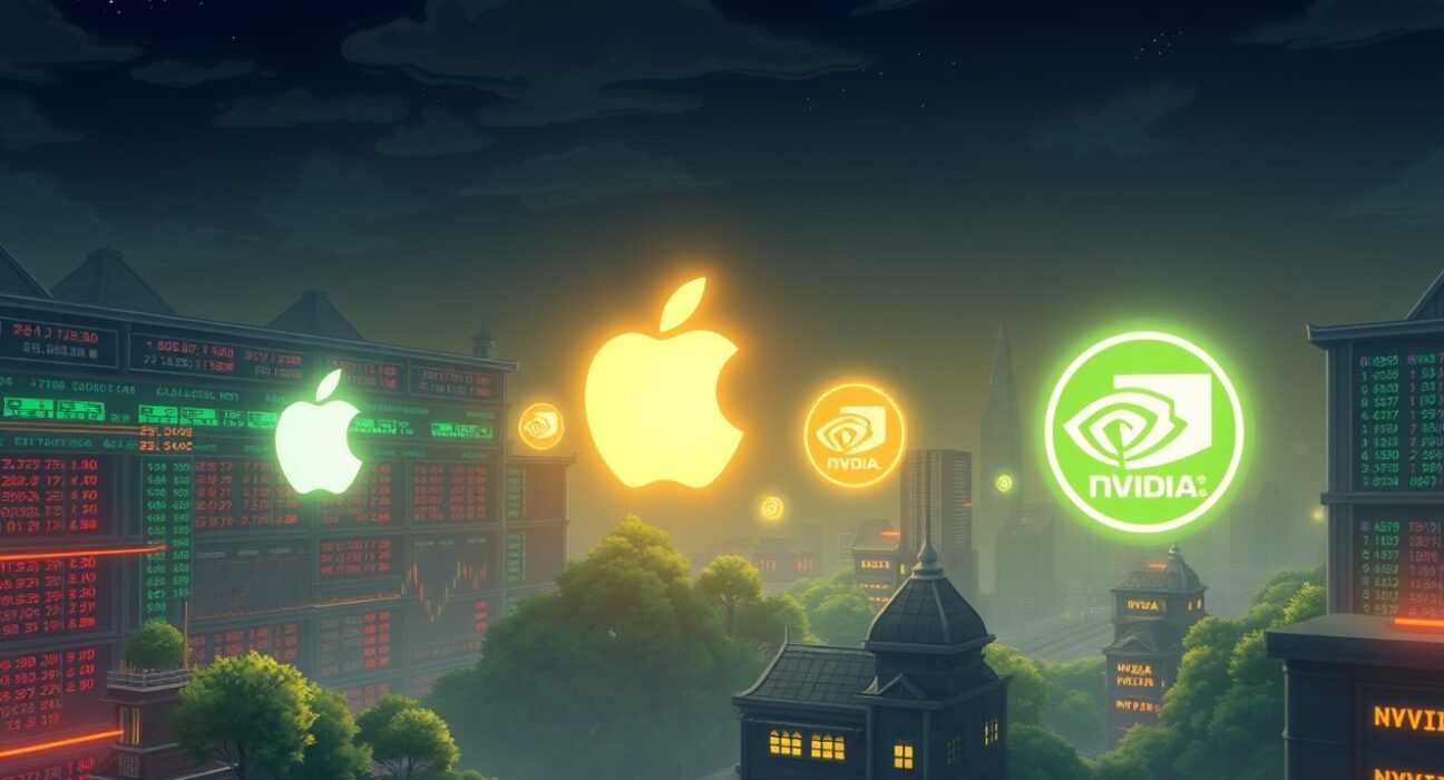 Binance Alpha platform integrating Ondo stock tokens for Apple and Nvidia fractional ownership.