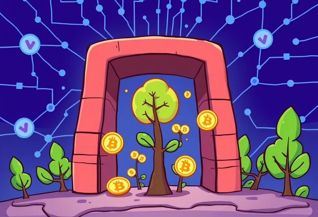 Illustration depicting Binance Alpha as a gateway to innovative early crypto projects like Treehouse (TREE).