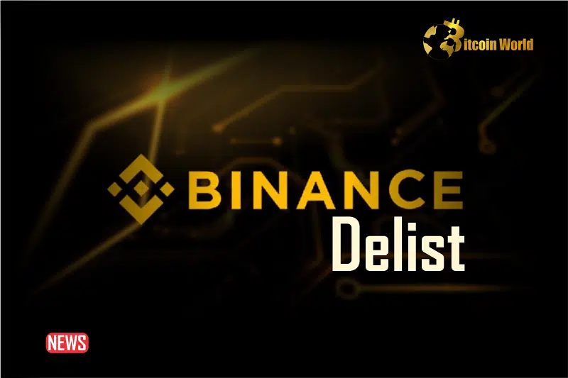 Binance To Delist These 4 Trading Pairs On January 19th