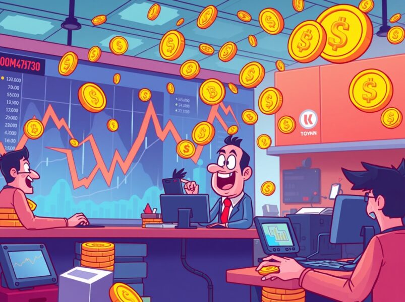 Binance delist perpetual futures illustration showing cryptocurrency tokens being removed from trading platform