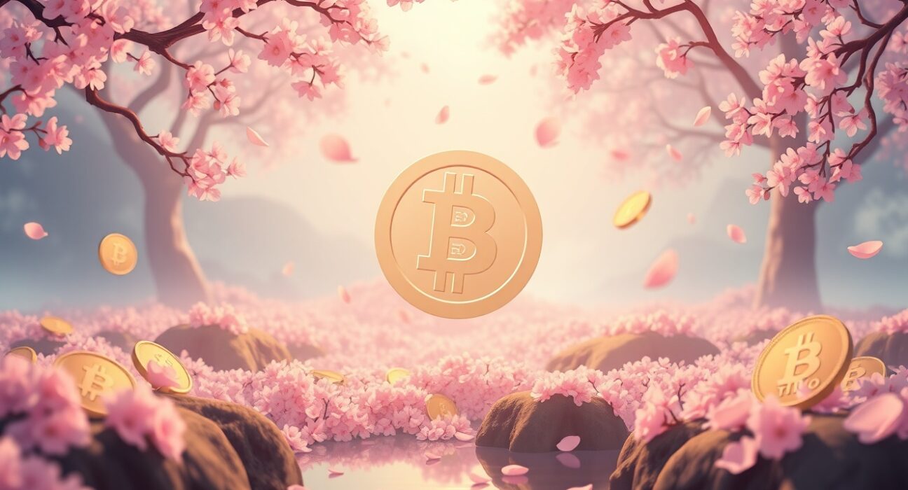 Conceptual Ghibli-style art representing the delisting of cryptocurrency trading pairs on Binance.