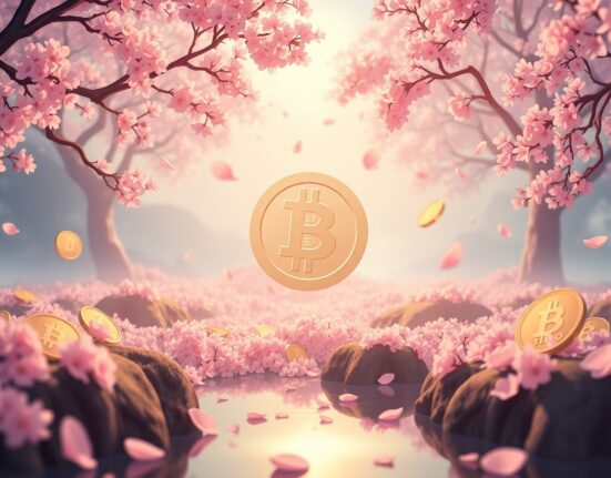 Conceptual Ghibli-style art representing the delisting of cryptocurrency trading pairs on Binance.