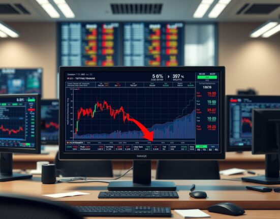 Binance exchange trading terminal showing cryptocurrency delisting announcement and market data.