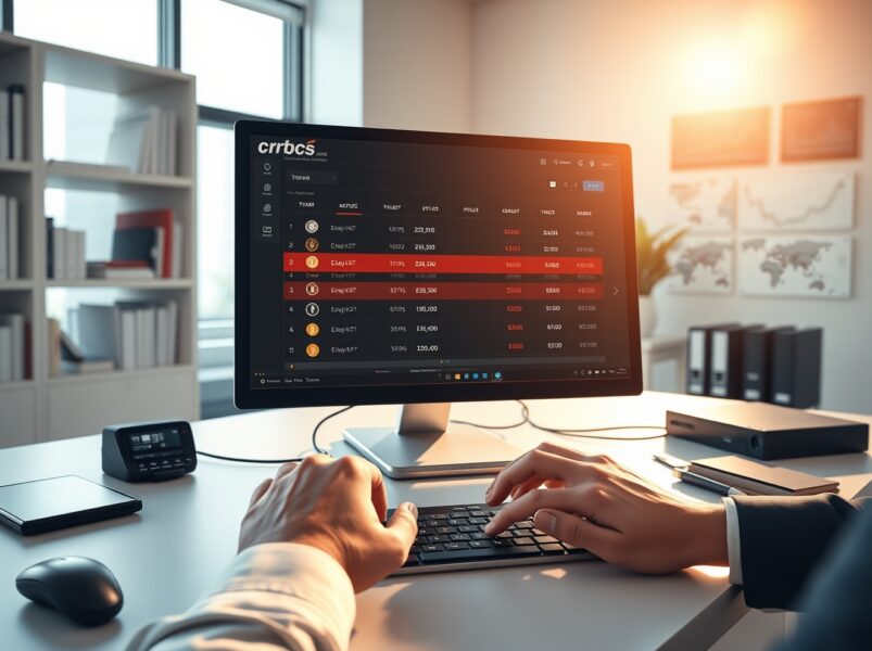 Binance cryptocurrency exchange dashboard showing six tokens marked for delisting in April 2025