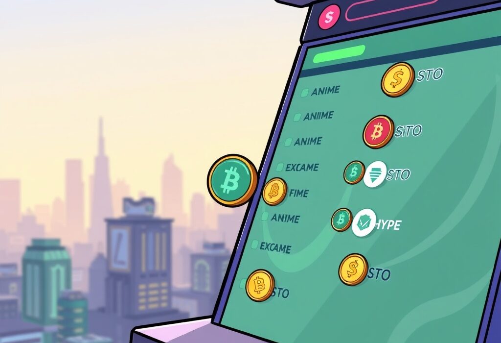 A cartoon illustration symbolizing Binance delisting specific crypto trading pairs from its platform, affecting traders.