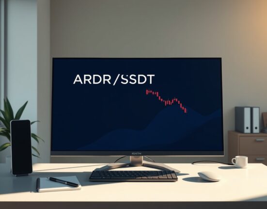 Breaking news on Binance exchange delisting the ARDR/USDT margin trading pair.