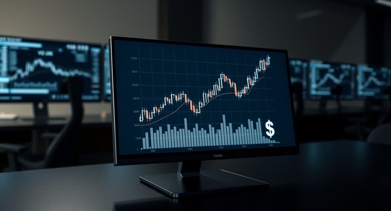 Digital trading interface showing Binance EWJ perpetual futures chart with Japanese market indicators