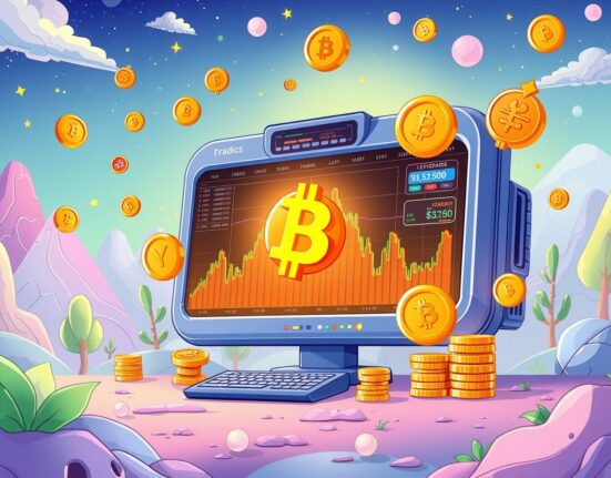 GAIB/USDT perpetual futures trading on Binance with dynamic leverage indicators