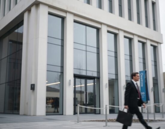 Modern office building in Athens, Greece, representing the Hellenic Capital Market Commission headquarters.