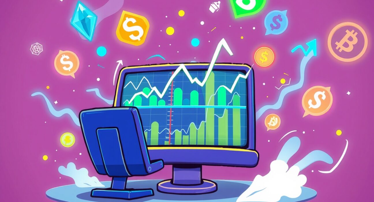 IRYS perpetual futures trading on Binance platform with dynamic market charts and cryptocurrency symbols