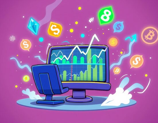 IRYS perpetual futures trading on Binance platform with dynamic market charts and cryptocurrency symbols