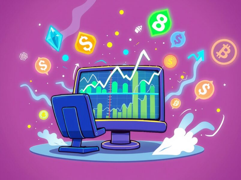 IRYS perpetual futures trading on Binance platform with dynamic market charts and cryptocurrency symbols