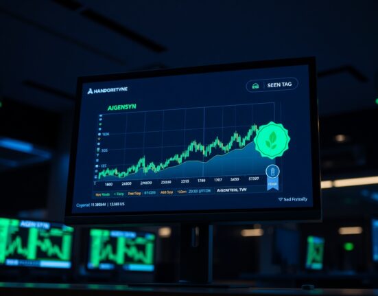 Cryptocurrency trading screen showing AIGENSYN token listing with Seed Tag badge on Binance exchange