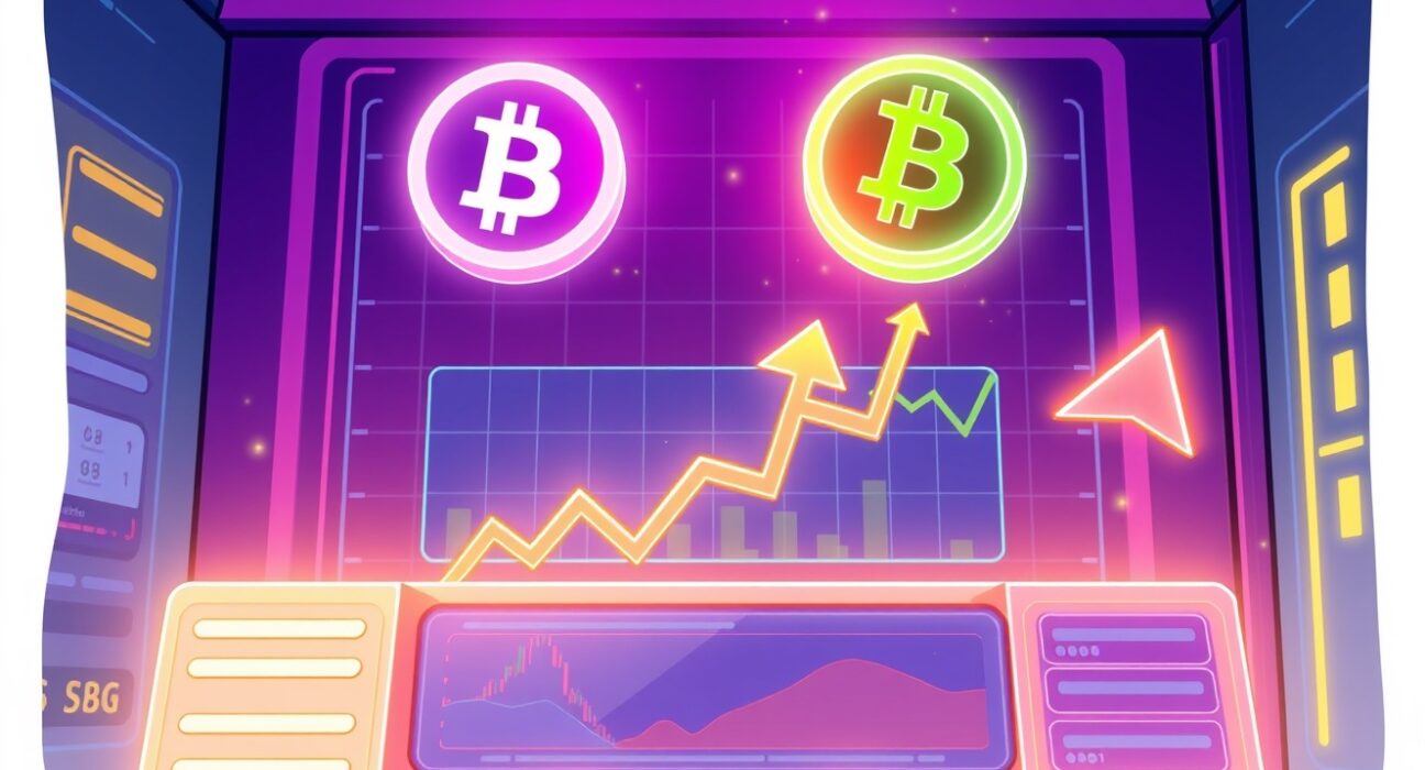 Binance margin pairs trading interface showing AT token with USDT and USDC trading options