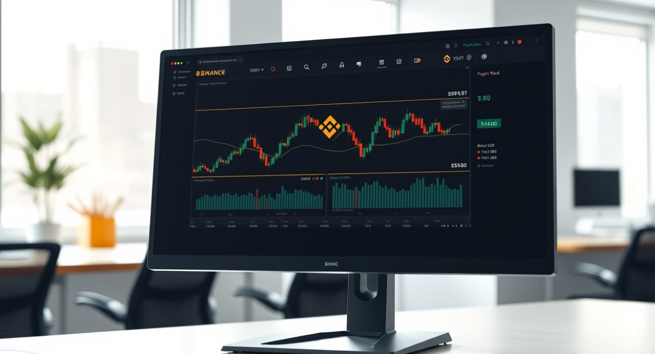 Binance margin trading interface showing new cryptocurrency pairs for professional traders
